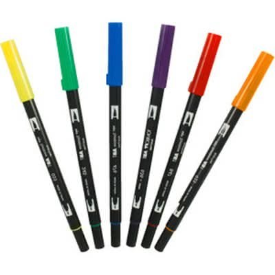 Tombow - ABT Dual Brush [6 Color Farb-Set]